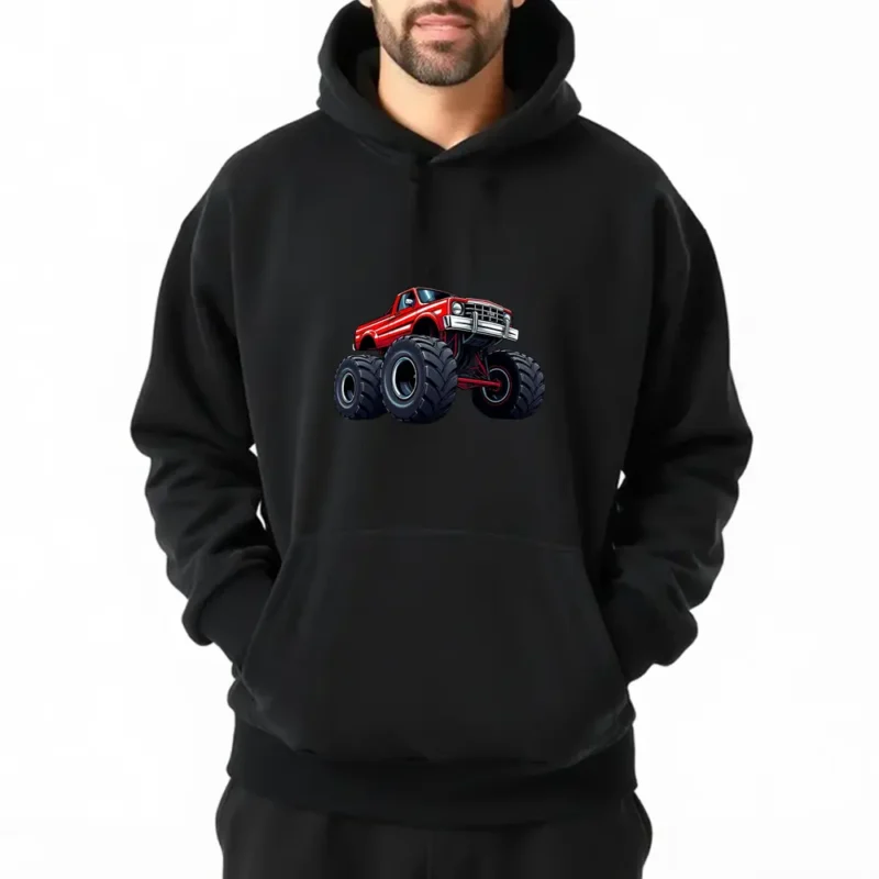 Country Roads And Big Tires Hoodie